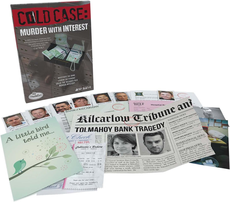 Cold Case: Murder with Interest | Murder Mystery Game in a Box