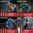 The Army Painter:  Mega Brush Set