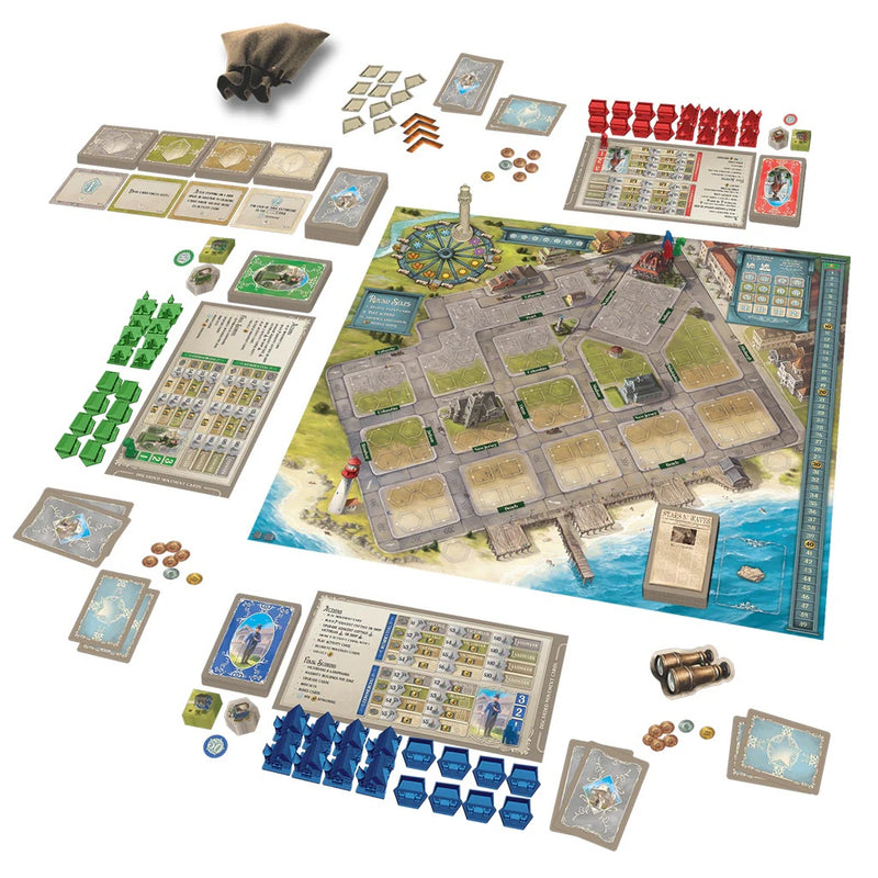 Cape May Board Game | Seaside Resort City Building Strategy Game