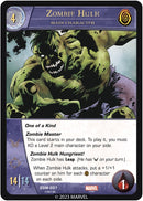 Vs. System 2PCG: Marvel Zombies