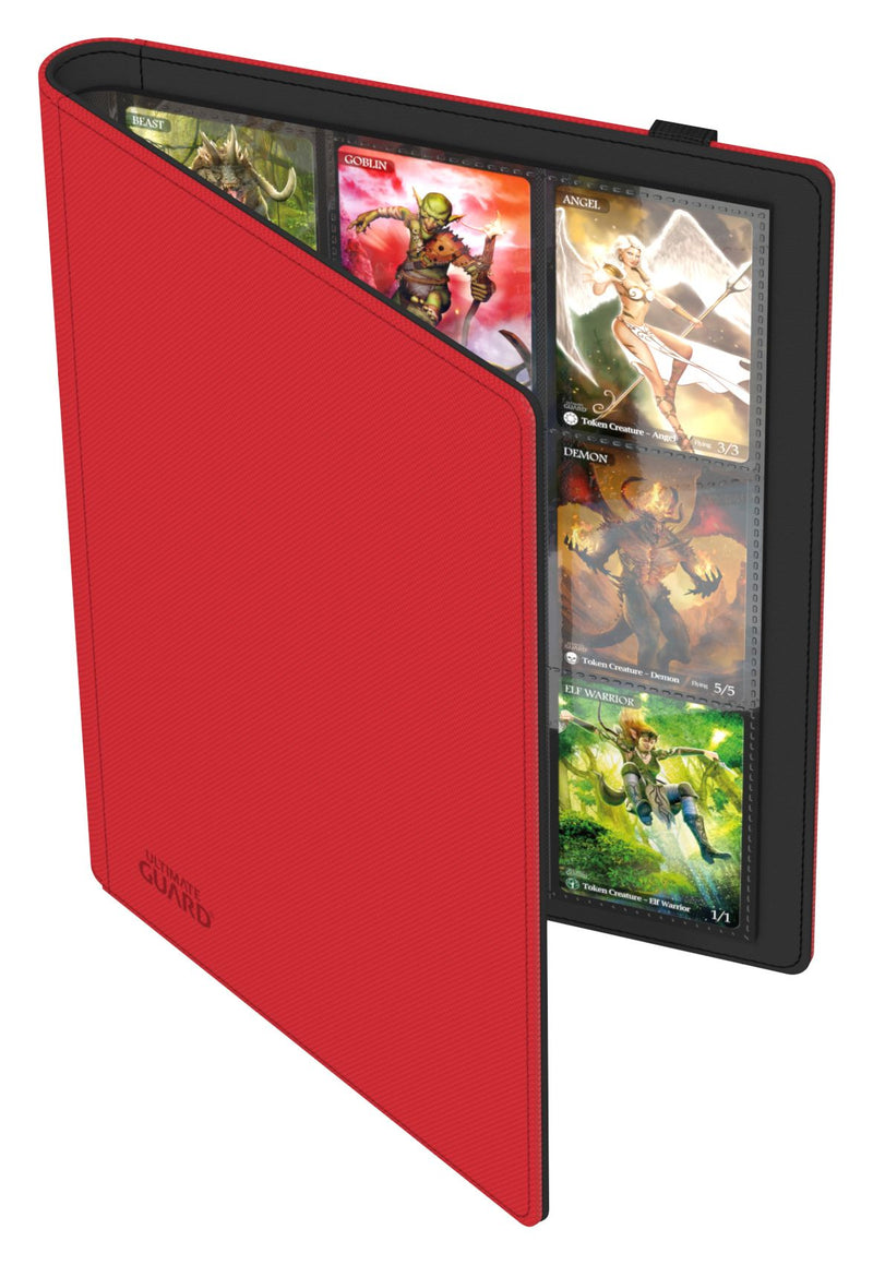 Ultimate Guard Flexxfolio 360 - 18-Pocket XenoSkin Portfolio, Red