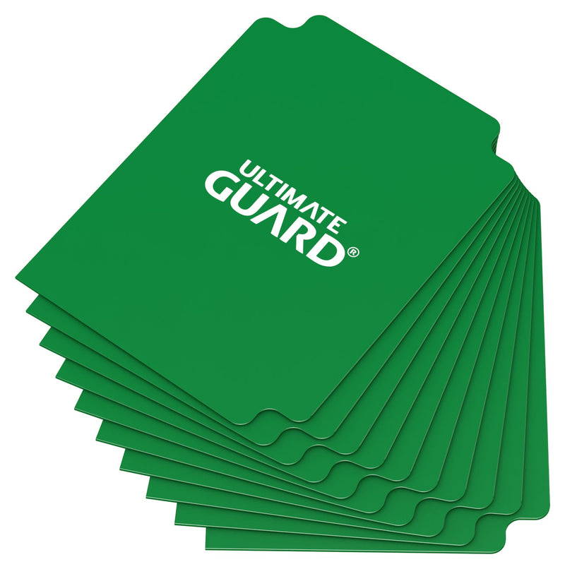 Ultimate Guard Card Divider, 10-Pack, Green
