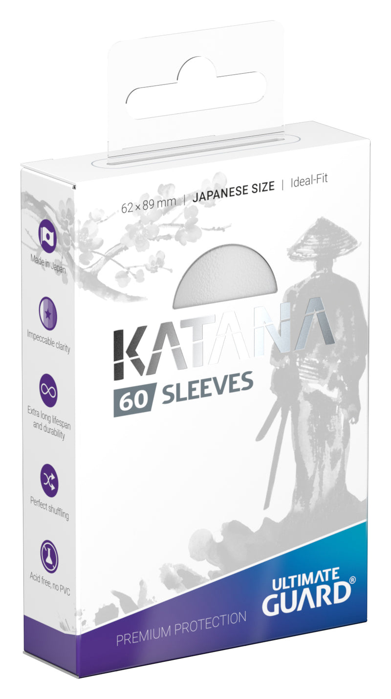 Ultimate Guard Katana Card Sleeves (60ct), Japanese Size, White