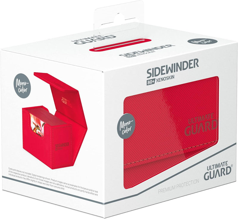 Ultimate Guard Sidewinder 80+ Deck Case, Red