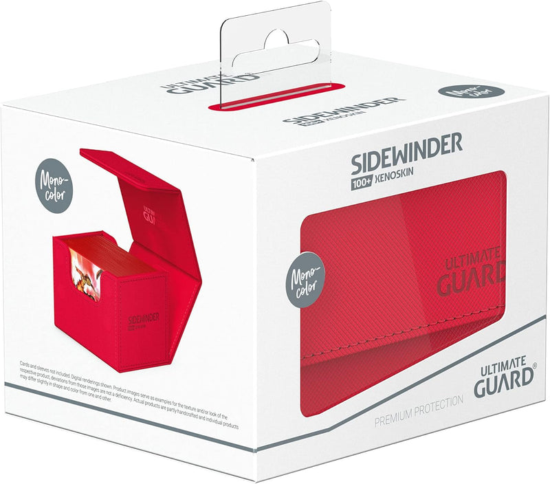 Ultimate Guard Sidewinder 100+ XenoSkin Deck Case, Red