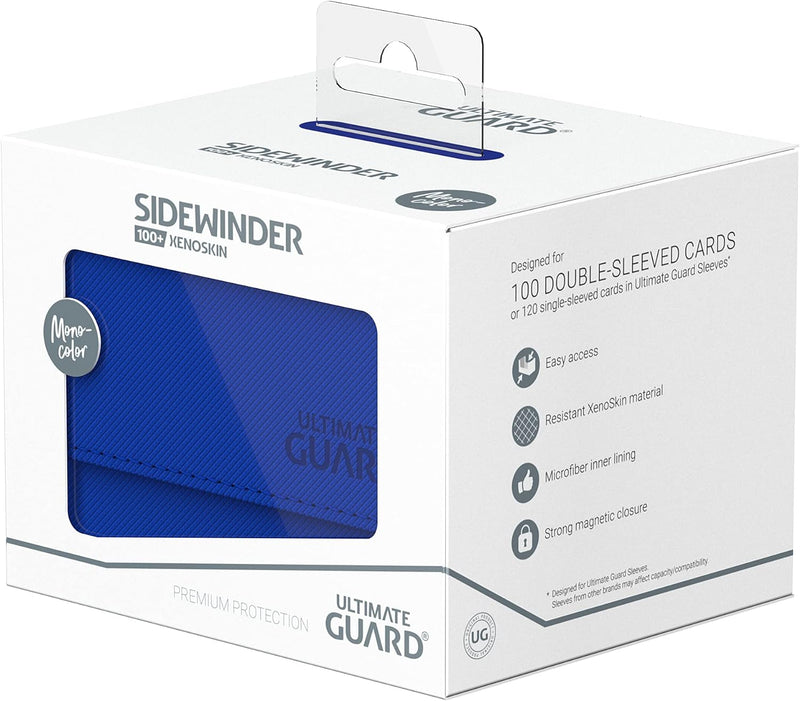 Ultimate Guard Sidewinder 100+ XenoSkin Deck Case, Blue
