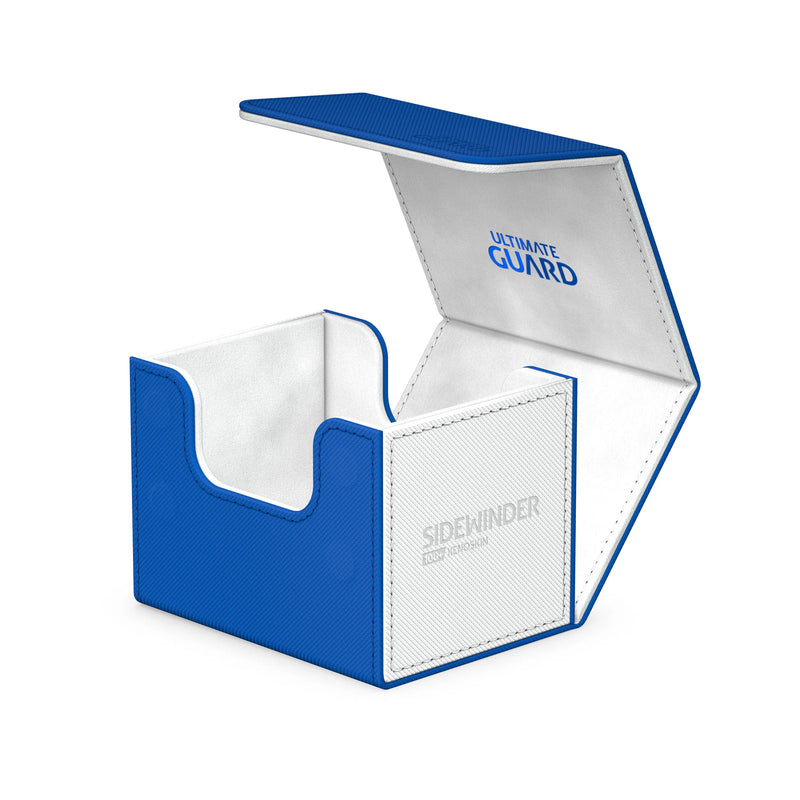 Ultimate Guard Sidewinder Synergy 100+ XenoSkin Deck Box, Blue/White