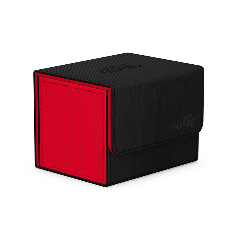 Ultimate Guard Sidewinder Synergy 100+ XenoSkin Deck Box, Black/Red
