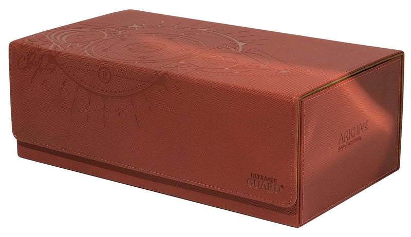 Ultimate Guard Druidic Secrets Arkhive 800+ XenoSkin Deck Box, Impetus (Dark Orange)