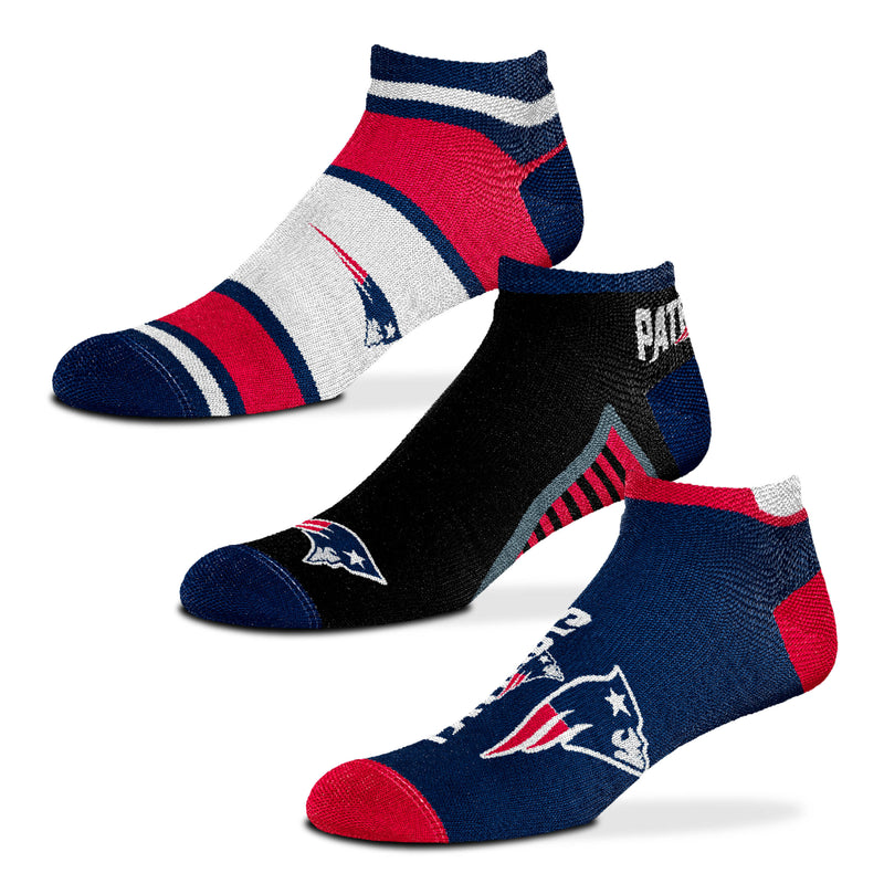 New England Patriots Show Me The Money! Ankle Socks, 3-Pack