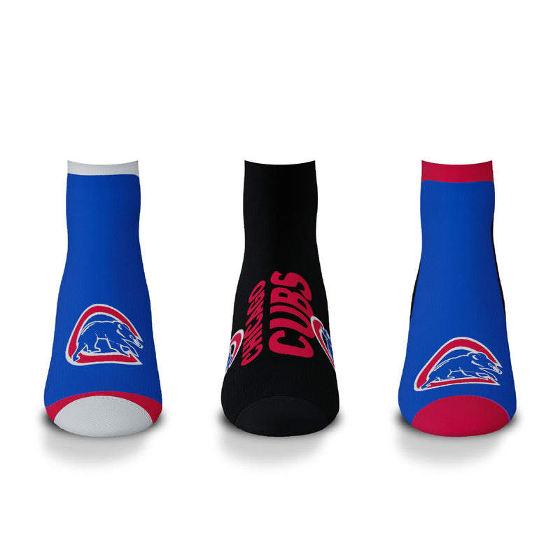 Chicago Cubs $100 Flash Promo Socks, 3-Pack, Large (10-13)
