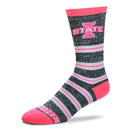 Iowa State Cyclones Melange Stripe Women's Socks