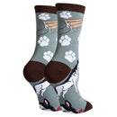 Husky Love Getting Husky Meme Adult Crew Socks, Grey, One Size