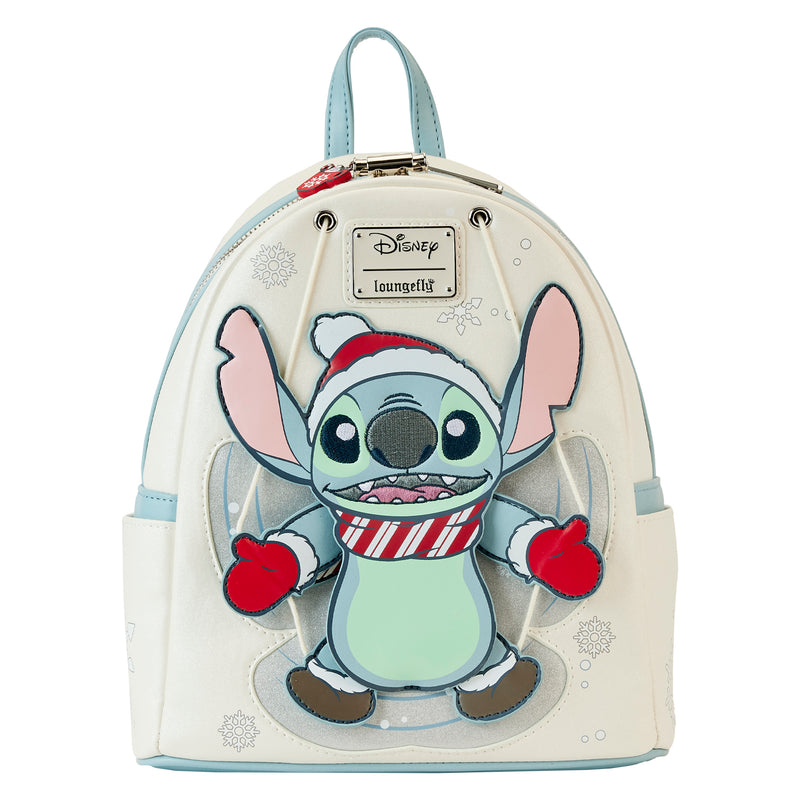 Loungefly Stitch Snow Angel Cosplay Mini Backpack