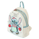 Disney Stitch Holiday Snow Angel Glitter Mini Backpack