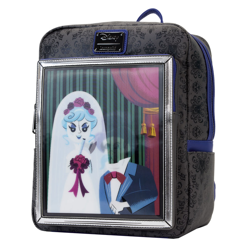 Disney Haunted Mansion The Black Widow Bride Portrait Lenticular Mini Backpack