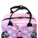 Disney Minnie Mouse Floral Rock The Dots Nylon Full-Size Backpack