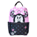 Disney Minnie Mouse Floral Rock The Dots Nylon Full-Size Backpack