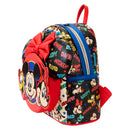 Mickey & Friends Classic All-Over Print Mini Backpack With Ear Headband