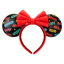 Mickey & Friends Classic All-Over Print Mini Backpack With Ear Headband