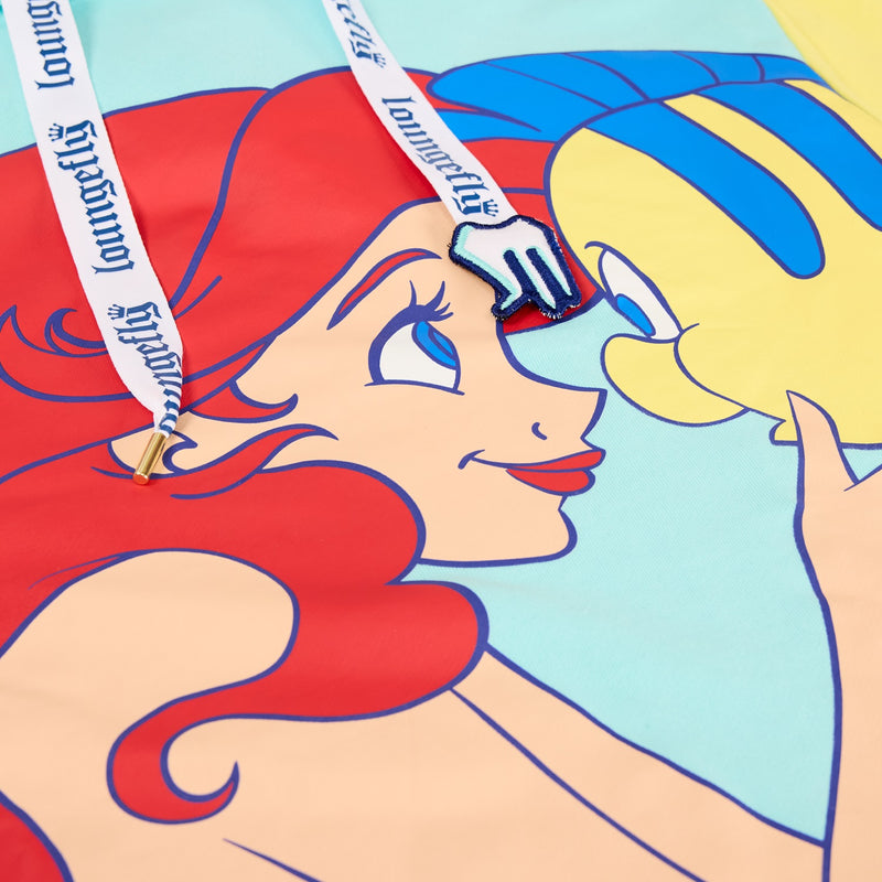 The Little Mermaid 35th Anniversary Ariel and Flounder Unisex Hoodie