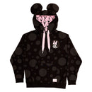 Disney Minnie Mouse Floral Rock The Dots Unisex Hoodie