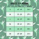 Peter Pan Tinker Bell Ribbon Unisex Zip Up Hoodie