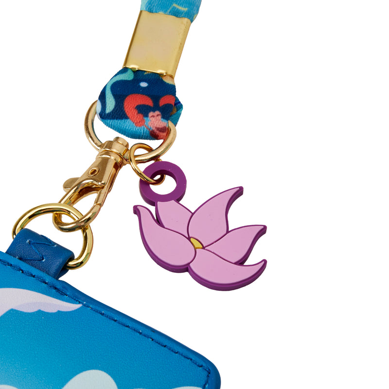 The Little Mermaid 35th Anniversary Life is the Bubbles Lanyard with Cardholder