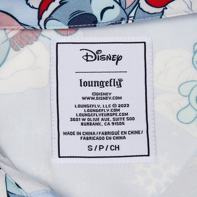 Disney Lilo & Stitch Snow Angel Camp Shirt, Unisex