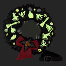 Nightmare Before Christmas Wreath String Lights Glow Crossbody Bag