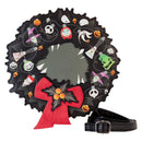 Nightmare Before Christmas Wreath String Lights Glow Crossbody Bag