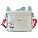 Disney Stitch Holiday Glitter Crossbody Bag