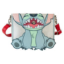 Disney Stitch Holiday Glitter Crossbody Bag