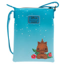 Disney Lilo and Stitch Carved Wood Tiki Stitch Passport Bag