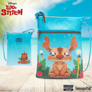 Disney Lilo and Stitch Carved Wood Tiki Stitch Passport Bag