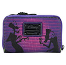 Disney The Princess and the Frog Dr. Facilier Glow in the Dark Zip Around Wallet
