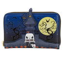 NBC Funko Pop! by Loungefly Jack Skellington Glow Zip Around Wallet