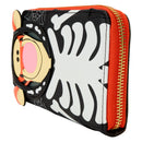 Winnie The Pooh Skeleton Tigger Cosplay Glow Zip Around Wallet