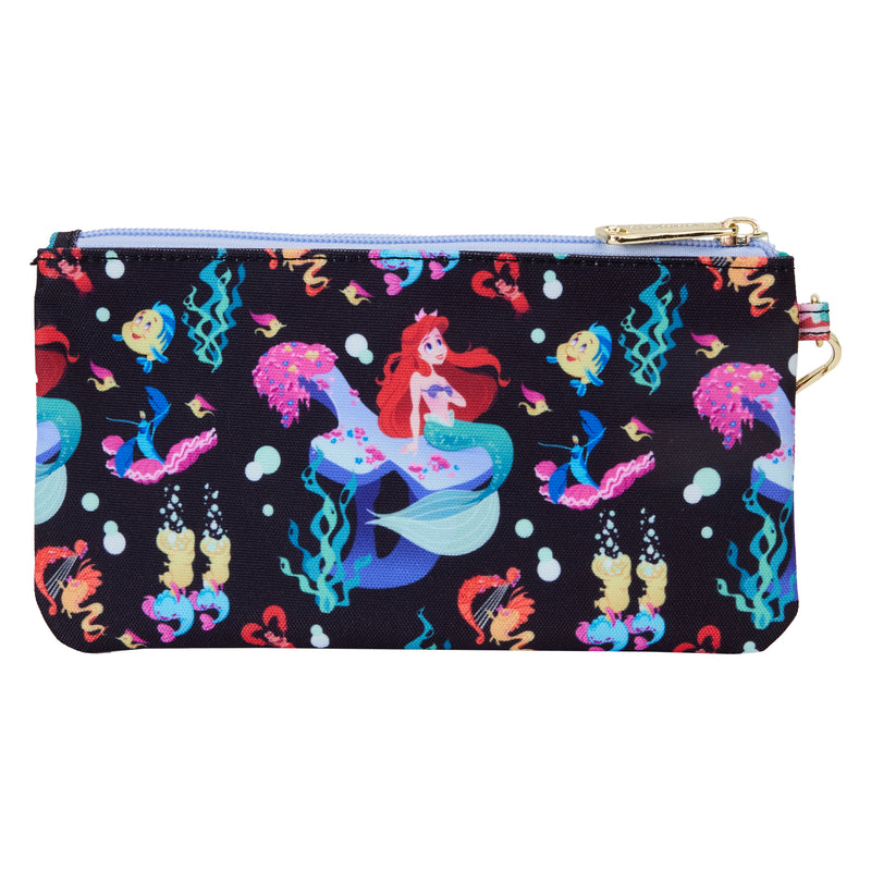 The Little Mermaid 35th Anniversary Life is the Bubbles Nylon Wristlet Wallet