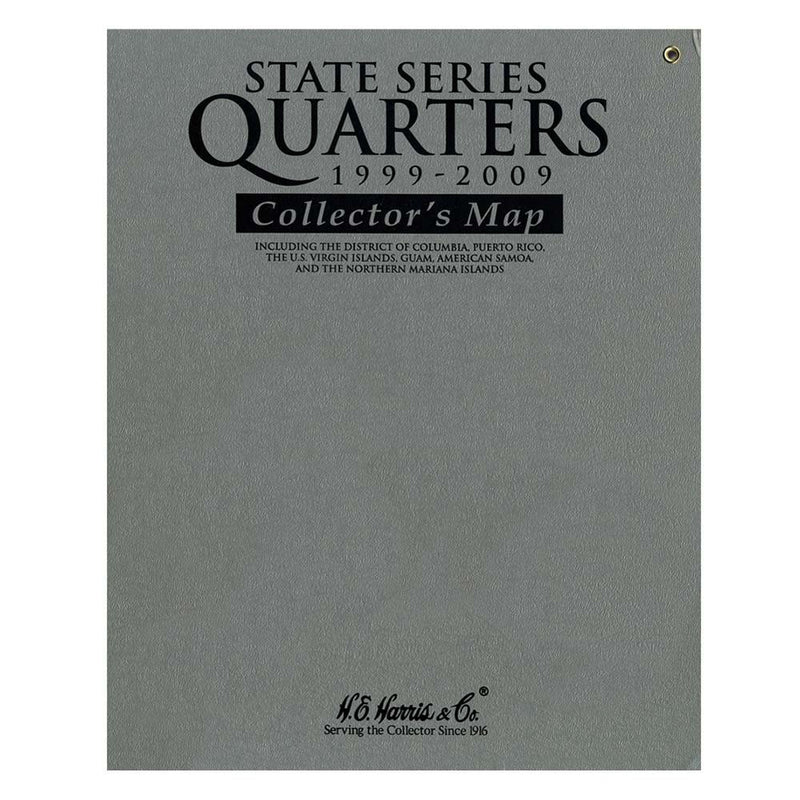 State Series Quarters 1999 - 2009 Collector's Map