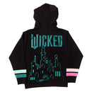 Wicked Elphaba & Glinda Split Unisex Hoodie, Black