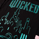 Wicked Elphaba & Glinda Split Unisex Hoodie, Black