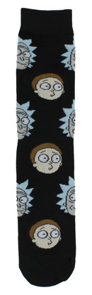 Rick and Morty Men's Casual Crew Socks, 6-Pack, Size 8-12