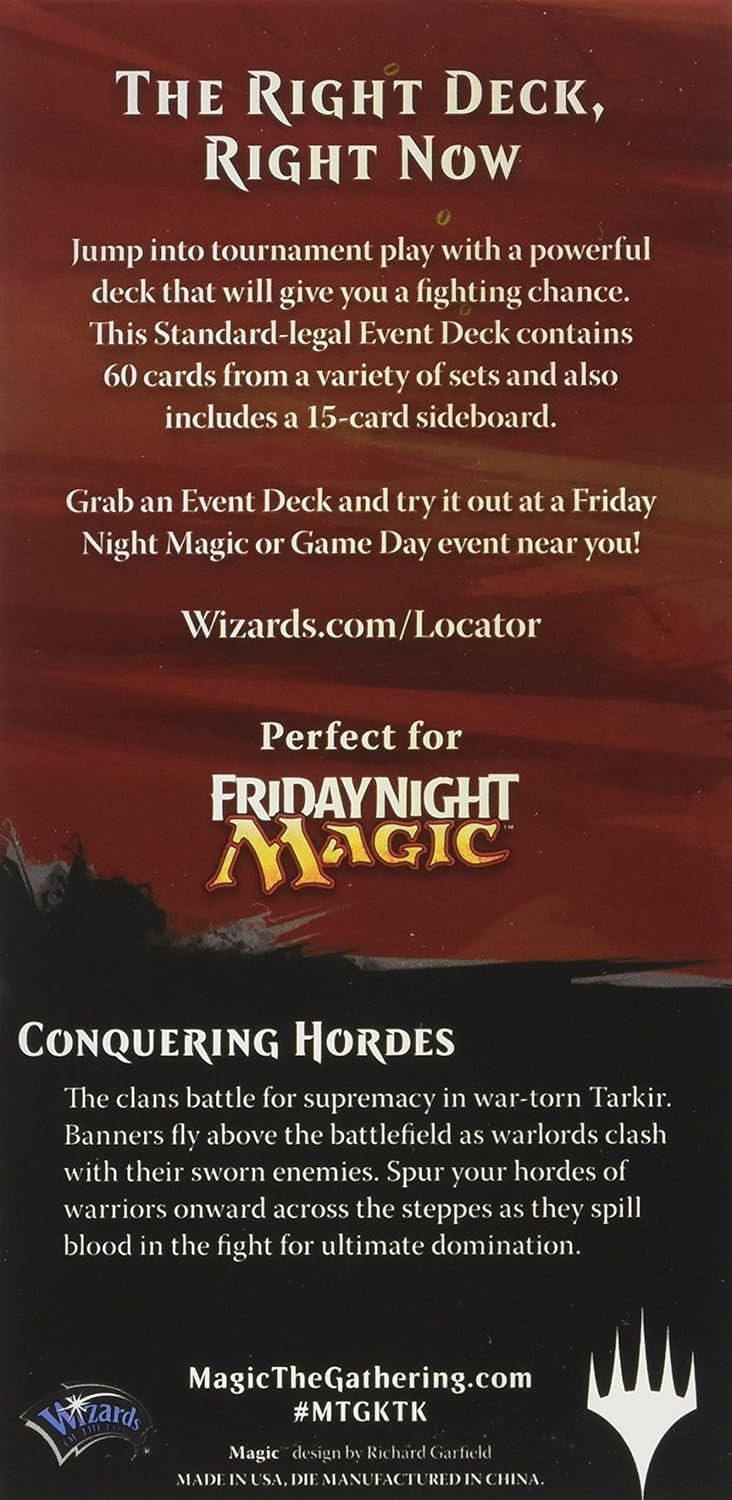Magic: The Gathering Khans Of Tarkir Event Deck Display