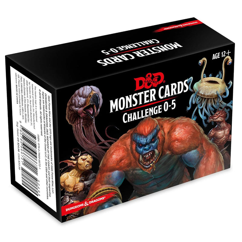 Dungeons & Dragons Monster Cards: Challenge Deck 0-5