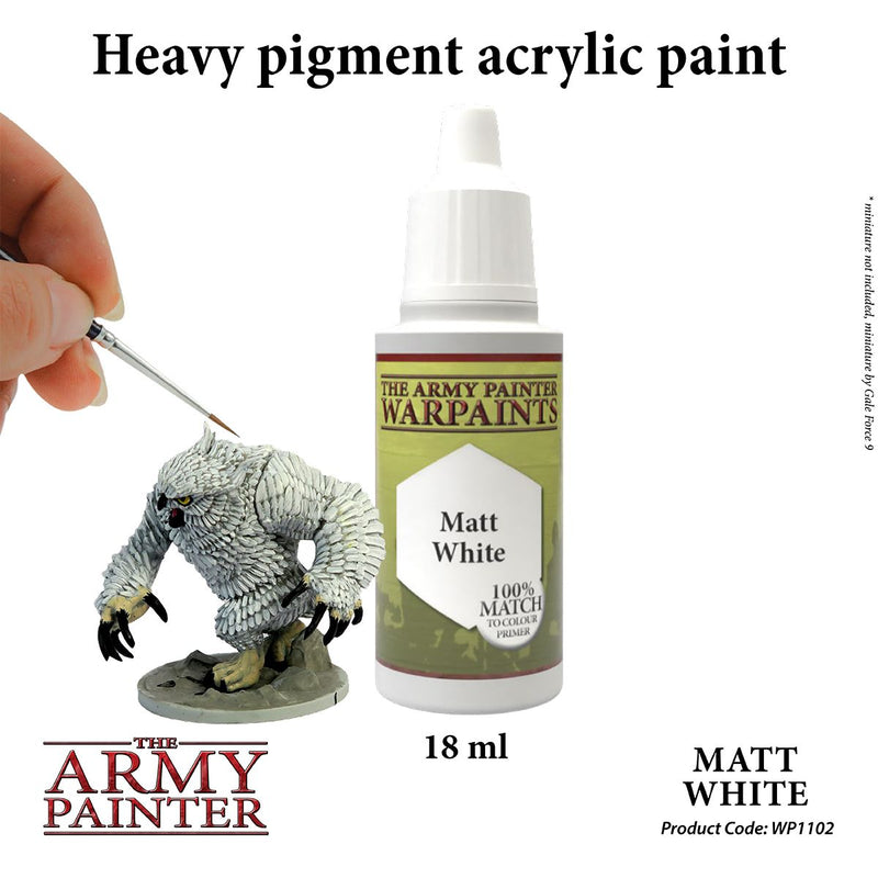 The Army Painter Warpaint: Matt White, 18ml
