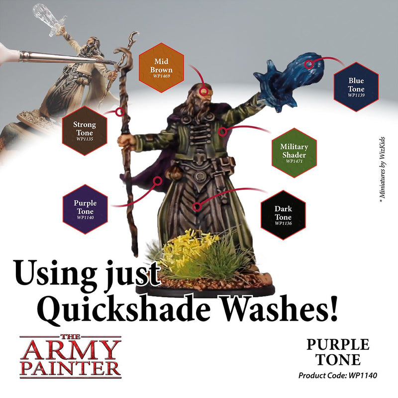The Army Painter Quickshade Wash: Purple Tone, 18ml