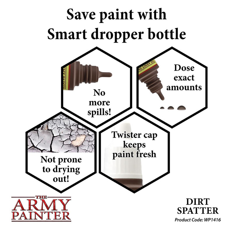 The Army Painter Warpaint: Dirt Splatter, 18ml