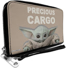 Star Wars The Child Sitting Pose Precious Cargo Zip Around Wallet