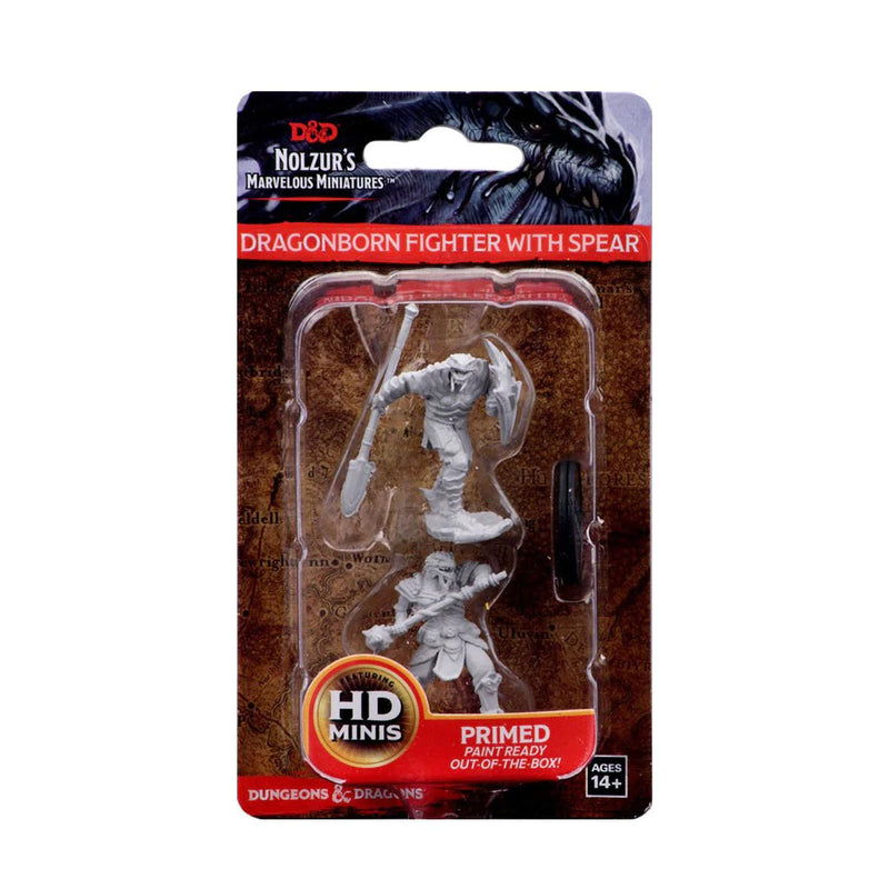Dungeons & Dragons Nolzur's Marvelous Miniatures: Dragonborn Fighter with Spear